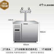 精釀啤酒設(shè)備一體機(jī)啤酒機(jī)扎啤機(jī)商用生啤機(jī)打酒機(jī)鮮啤機(jī)器 2龍頭-T型放4個(gè)美標(biāo)20升桶B款