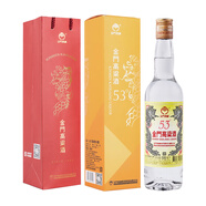 金門高粱酒 雙龍系列 清香型 白酒 純糧酒 53度 500mL 1瓶 1瓶禮盒裝