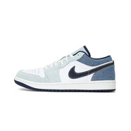 耐克AJ1男鞋AIR  1 LOW SE 舒適百搭復古籃球鞋白藍色運動(dòng)鞋 IH0648-141 44