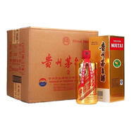 茅臺貴州茅臺酒 53度飛天茅臺 顏色茅臺 醬香型白酒 收藏紀念酒 53度 500mL 6瓶 茅臺土豪金(整箱裝)