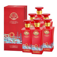 瀘州（luzhou）瀘州老窖股份 52度濃香型白酒禮盒裝送禮 52度 500mL 6瓶 瀘州老窖新蓉城品藏
