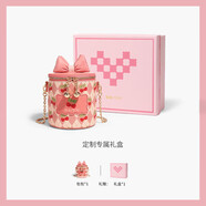 toutou女包盒子包甜美愛心蝴蝶結(jié)鏈條包女孩10歲女童禮生日禮物