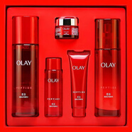 玉蘭油大紅瓶水乳爽膚二代精華護膚品補水抗皺保濕緊致5件套 玉蘭油大紅瓶水乳【5件套盒】