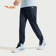 安踏童裝男童運動(dòng)褲兒童褲子3-12歲夏季梭織薄款休閑褲長(cháng)褲A72527501A