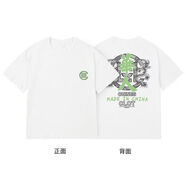 CLOT陳冠希龍紋華人限定凝結(jié)集團(tuán)九龍繞柱寬松T恤短袖純棉 白色 XL