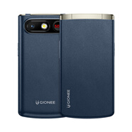 金立（Gionee）【】金立正品4G全網(wǎng)通新款3.5英寸老人機翻蓋觸屏拍照微信抖音電信大屏大字大聲超長(cháng)待機老年手機 藍色 4GB+32GB x  4G+通 x  官方標