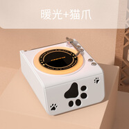 萬(wàn)人迷（manovo）萬(wàn)人迷H1原子黑膠唱片機藍牙音響七彩燈音箱走心禮品女生 H2A白色暖燈貓爪版本
