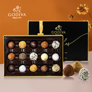 歌帝梵（GODIVA）比利時(shí)進(jìn)口巧克力禮盒七夕情人節禮物送老婆送女友送男女生日禮物 歌帝梵松露15枚禮盒裝215g