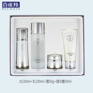 百雀羚（PECHOIN）氣韻草本肌初賦活套盒禮盒 補水保濕緊致女士護膚 氣韻肌源奢采水亮晶透禮盒4件套