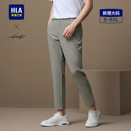 HLA海瀾之家休閑褲男輕商務(wù)時(shí)尚系列大碼通勤直筒褲子男