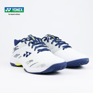 尤尼克斯（YONEX）羽毛球鞋 CA1 超輕透氣耐磨減震動(dòng)力墊 專(zhuān)業(yè)比賽訓練寬楦yy運動(dòng)鞋 白藏青 透氣減震羽鞋CA1 43 (275mm) 建議大一碼