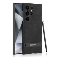 居道適用三星S25ultra手機(jī)殼凱旋支架S24Ultra磨砂素皮套外Galaxy S23 磨砂黑GK凱旋支架磨砂素皮殼 三星GalaxyS25Ultra