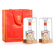 五糧液（WULIANGYE）仙林生態(tài)釀酒 52度濃香型竹蓀酒  禮盒酒水 糧食酒水 52度 500mL 2瓶 金頸彩鳥 瓶
