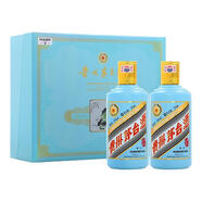 茅臺（MOUTAI）生肖紀(jì)念酒 53度 500ml 53%vol 飛天茅臺貴州醬香型白酒 收藏系列 375mL 2瓶 鼠年禮盒裝