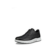 ECCO 男式 Gruuv Studio Wingtip 運(yùn)動鞋, 黑色/黑色 黑色/黑色 12-12.5