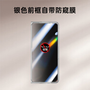 優(yōu)勛適用華為Matex7前殼殼膜一體mateX6左側防摔鋼化膜MX5典藏版透明防窺前框X7新款前屏前框保護 銀色邊前框自帶防窺膜 華為MateX7典藏版
