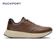 ROCKPORT樂(lè)步【明星同款】男士高端休閑鞋新款真皮商務(wù)厚底鞋運(yùn)動(dòng)休閑鞋子 棕色 44
