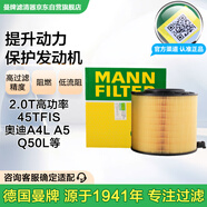 曼牌（MANNFILTER）空氣濾清器空氣濾芯空濾C17013新奧迪A4L1.4tT2.0T/Q5LA4 A5 2.0T