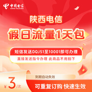 中國電信陜西電信假日1天包3GB無需拍下短信發(fā)送DQJ51至10001即可辦理 假日1天包