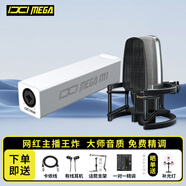 IXI MEGA M1外置聲卡+艾肯神盾麥克風話筒套餐 藍牙伴奏直播K歌主播唱歌錄音電腦聲卡設(shè)備套裝