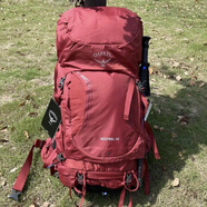 OSPREY戶外小鷹58升男女防水雙肩背包登山包旅行包68升大容量38升48M/L 紅色58升
