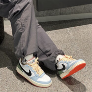 耐克（NIKE）Court Borough 2 Low 2黑曜石防滑耐磨輕便低幫板鞋 GS白藍(lán) DX6052-101 北卡藍(lán) 37.5