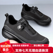 將肯（JIANGKEN）將肯徒步鞋男新款旋轉(zhuǎn)紐扣戶外休閑鞋厚底緩震登山鞋運(yùn)動(dòng)潮鞋 黑 黑色 38