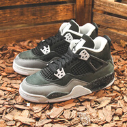 耐克（NIKE）Air Jordan 4 AJ4 恐懼奧利奧 黑白 籃球鞋 FQ8138-002 FQ8213-002【GS現(xiàn)貨】 36 正品支持鑒定