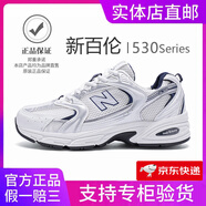新百倫運動(dòng)鞋子男鞋2026新款秋冬透氣網(wǎng)面情侶款復古百搭老爹鞋跑步鞋女 ZS530白銀 38