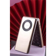 米來(lái)樂(lè )F628F620通翻蓋4G移動(dòng)聯(lián)通電信老年手機大字大聲大電手機殼 A7金色通4G