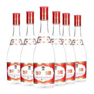 汾酒山西杏花村 清香型白酒 純糧酒【喜宴專享】升學(xué)宴請(qǐng)用酒 42度 475ml 6瓶 汾酒紅蓋玻汾
