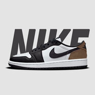 耐克（NIKE）【潮】Air Jordan aj1板鞋男女情侶新款低幫休閑運動(dòng)籃球鞋休閑鞋 CZ0858/CZ0790-102黑白棕 女款GS 40 男