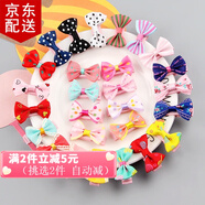 傾欣蝴蝶結(jié)兒童發(fā)夾小女孩發(fā)卡寶寶發(fā)飾劉海夾女生粉色BB夾不傷發(fā)邊夾 蝴蝶結(jié)發(fā)夾隨機(jī)20個(gè)