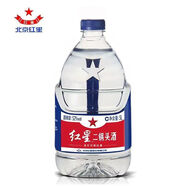 紅星二鍋頭酒紅星二鍋頭52度/60度5L大容量桶裝白酒泡酒清香風(fēng)格約10斤酒水 52度 5000mL 1桶  *