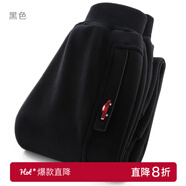 多妙屋男童褲子2025春裝新款兒童運(yùn)動(dòng)褲中大童衛(wèi)褲休閑長(zhǎng)褲冬季加絨童裝 春秋款 【單層款黑色】81699 140 cm（參考身高135-145）
