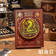 洧宜魔法學(xué)院口袋本精裝筆記本a7日程本日記本加厚打卡本隨身便攜式迷你筆記本 暗夜紅
