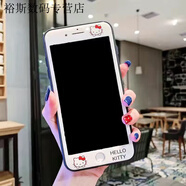 派欽適用于蘋(píng)果8plus鋼化膜7plus全屏se2彩膜iPhone6s可愛(ài)卡通7/8手機貼膜6p 軟邊白小頭KT鋼化玻璃膜 蘋(píng)果7plus/蘋(píng)果8plus大屏幕