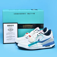 AJ312蛇年限定板鞋新款透氣耐磨運動(dòng)鞋男女防滑學(xué)生氣墊籃球鞋 AJ312低幫奶油鴛鴦 42 (260mm)【藍盒包裝】