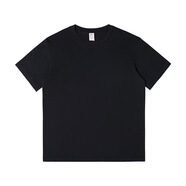 窈嘉夏季定制t恤工作服短袖廣告文化班服體恤DIY印字圖LOGO純棉工衣做 純棉-黑色 XL (140-155斤)