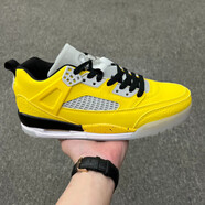 AJ3.5 Spizike Low 3.5代黑武士低幫 男女休閑運(yùn)動(dòng)鞋 籃球鞋 黃灰 37.5