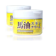 【優(yōu)選】日本北海道LOSHI馬油潤膚保濕面霜護(hù)膚霜220g #1#