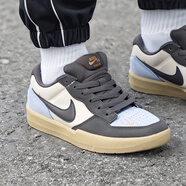 耐克（NIKE）SB FORCE 58滑板鞋男鞋2025秋季新款低幫情侶翻毛皮運(yùn)動(dòng)鞋休閑鞋 DV5477-102帆布白深灰 44