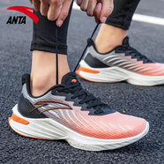 安踏（ANTA）男鞋秋冬季休閑網(wǎng)鞋男士運動(dòng)鞋新款老爹鞋透氣板鞋旅游跑步鞋子男 巖漿橙/黑-11 毒刺 42.5