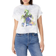 disney Princess Dragon Form Comp 女式快速時(shí)尚短袖 T 恤 白色/藍(lán)色 Medium