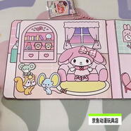 柯霸安靜書(shū)全套 玩偶之家手工DIY裁剪女孩貼紙小公主卡通紙片人玩具 美樂(lè )蒂玩具書(shū)