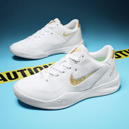 LNKBNiKe科比8代籃球鞋男款Kobe8威尼斯碳板全氣墊耐磨運(yùn)動(dòng)鞋 白色 【摩擦有聲音】 40 運(yùn)動(dòng)鞋標(biāo)準(zhǔn)碼