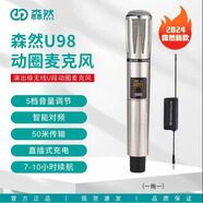 森然無線麥克風(fēng) 一拖一話筒 K歌直播 戶外室內(nèi)唱歌一拖二麥克風(fēng) 收音器 一拖一 無線麥克風(fēng)