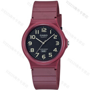卡西歐（CASIO）手表ins風(fēng)喬妹網(wǎng)紅小黑表男女學(xué)生手表情侶款MQ24-7B MQ-24UC-4B 酒紅色