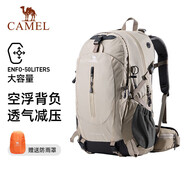 駱駝（CAMEL）登山包戶外背包旅行背包登山雙肩包徒步背包 2S04001A 卡其