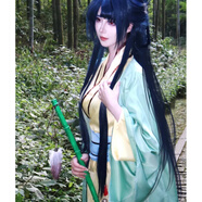 玩家小將東方淮竹cos服狐妖小紅娘cos服竹業(yè)篇古裝cosplay動(dòng)漫男女全套 全套+笛子 XXL